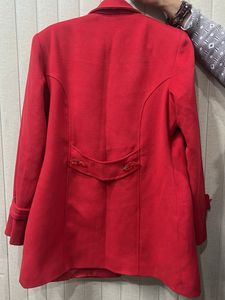 Red Classic Women's Coat