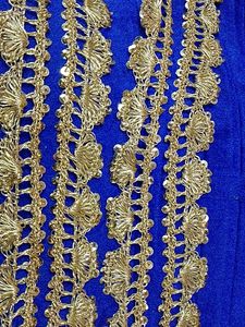 Golden Dupatta Leces