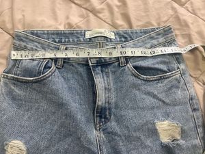 Distressed Denim Shorts
