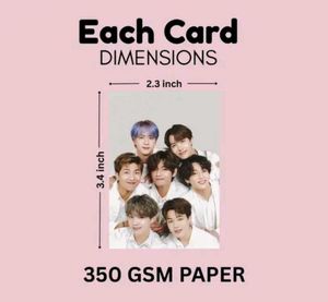BTS 💜 Photocard Set (7 pcs) – K-Pop Collectibles