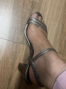 Elegant Silver Heels