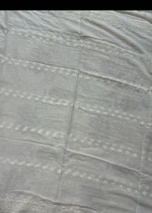 Pure White Hakoba dupatta