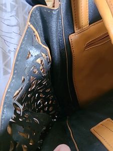 Diana korr Orange Laser Cut Bag