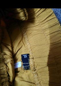 Yellow Cotton Palazzos/Salwar Pants