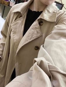Elegant Beige Trench Coat