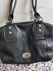 Original Leather Black Hand Bag