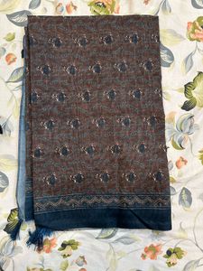Beautiful Brown Printed Dupatta