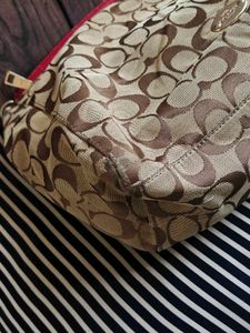 Coach Monogram Shoulder Bag