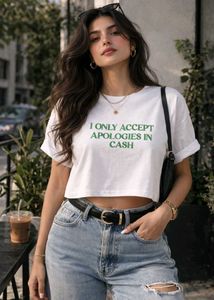 Shein White Graphic T-Shirt