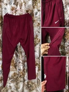 Maroon Nike Athletic Pants
