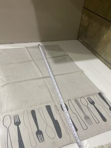 Kitchen Towel with Cutlery Print