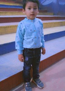 Cute Boys Shirt and Jeans Set