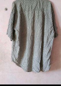 Vintage Patterned Button-Down