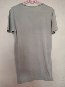 womens Grey Basic T-Shirt