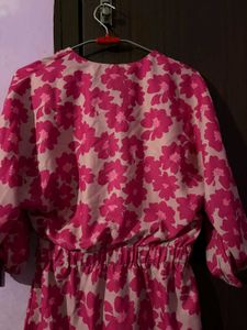 Chic Floral Wrap Dress