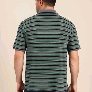 Men's Striped Polo T-Shirt..