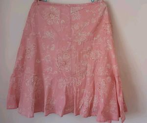 Chic Floral Print Skirt