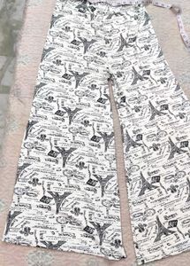 Patterned Wide Leg Pants Palazo 🤍🖤