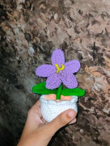 Lavender Lily Flower Pot