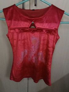 A Beautiful Red Velvet Top.