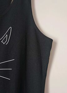 Cute Cat Face Tank Top