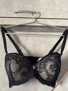 Elegant Black Lace Bra