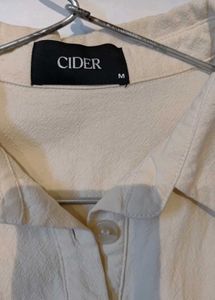 Chic Cream Button-Up Top