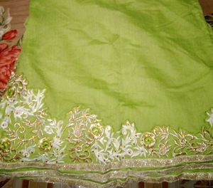 Beautiful Green Embroidered Kurta