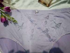 🇳🇿💫🎀Women's Lavender Embroidered Briefs