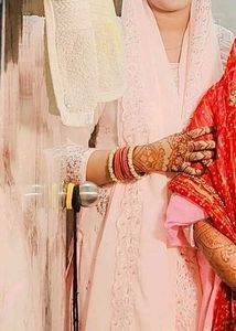 Elegant pink sharara set only one time worn