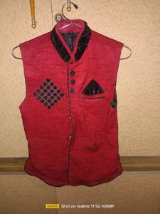 Red Nd Black Beautiful Modi Jacket For 8-10Years