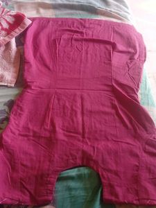 Beautiful Pink Striped short kurti