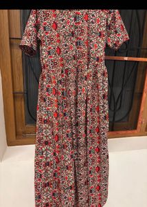 Dress Boho Floral Maxi