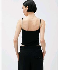Koton Women's Draped Tank Top Strappy U Neck Shirt