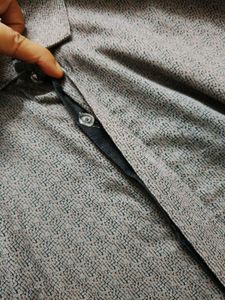 Men's Textured Grey Shirt