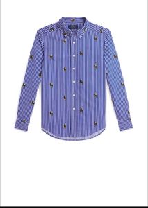 NEW RALPH LAUREN PRINTED LOGO SHIRT
