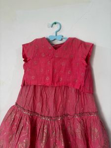 Tiered Skirt Set for Girls