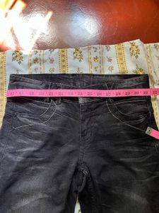 Length-36,,Dark Wash Flare Jeans
