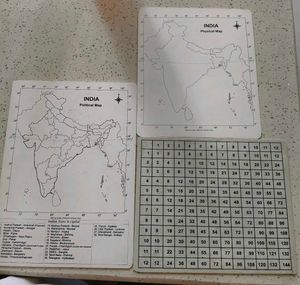 Maps And Number Plate