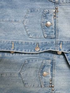 Hand-Painted Denim Vest