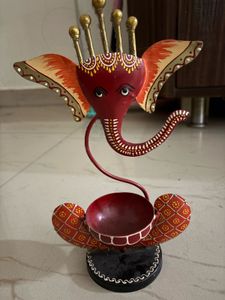 Decorative Lord Ganesha tlight holder