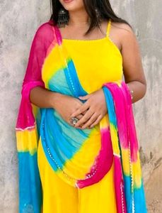 Anakarli Kurta With Dupatta