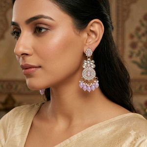Elegant Lavender Dangle Earrings