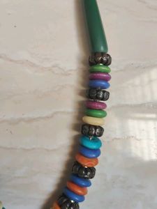 Bohemian Beaded Necklace with Pendant