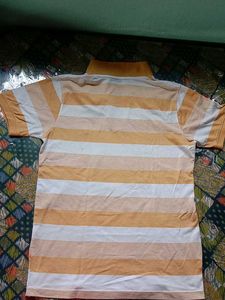 Striped Polo Shirt - Size L