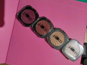 Combo Of 4 Plum Blushes &amp; Highlighters 2 Each