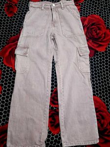 Light Pink Cargo Pants