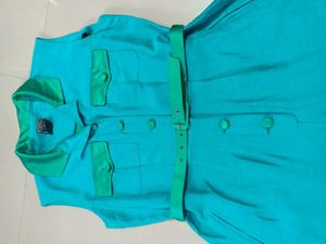 Teal Utility Jumpsuit