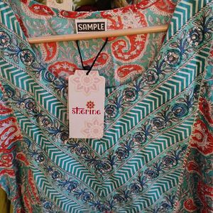 Beautiful Paisley Print anarkali