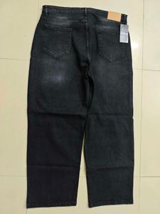 shein baggy jeans black